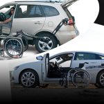 robot transfert fauteuil dans le coffre arrière voiture